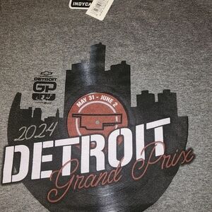Detroit Grand Prix Gray T-Shirt